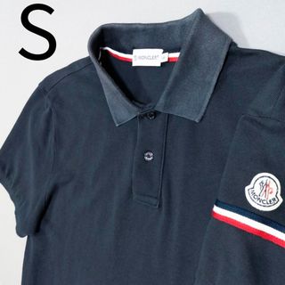 MONCLER - MONCLER 紺 肩ライン ポロシャツの通販 by らくま