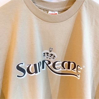 Supreme - L カーキ シュプリーム クラウン Tシャツ Crown Teeの通販 ...