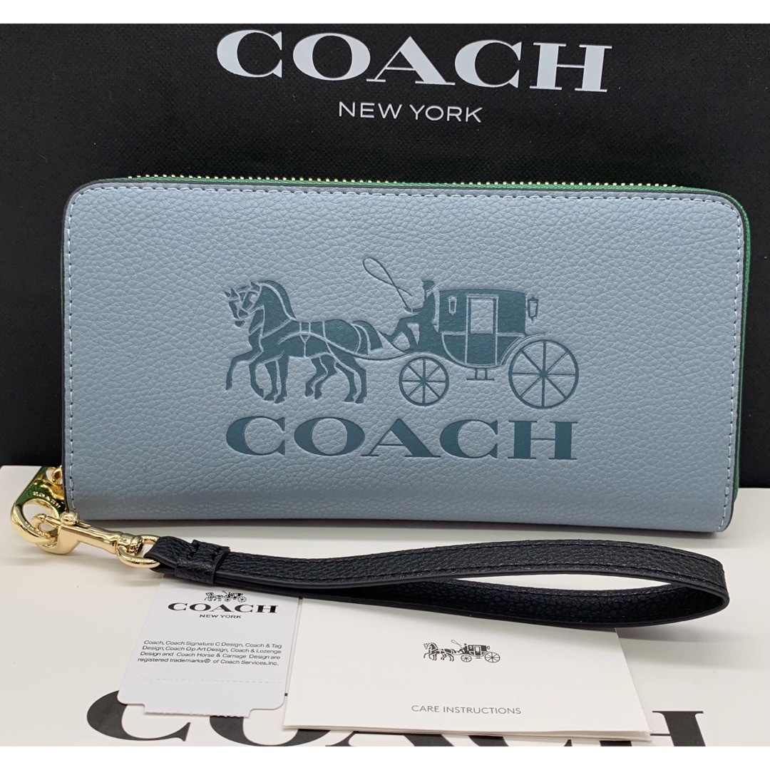 COACH 長財布 C5889ホースアンドキャリッジ アウトレット品 | フリマアプリ ラクマ