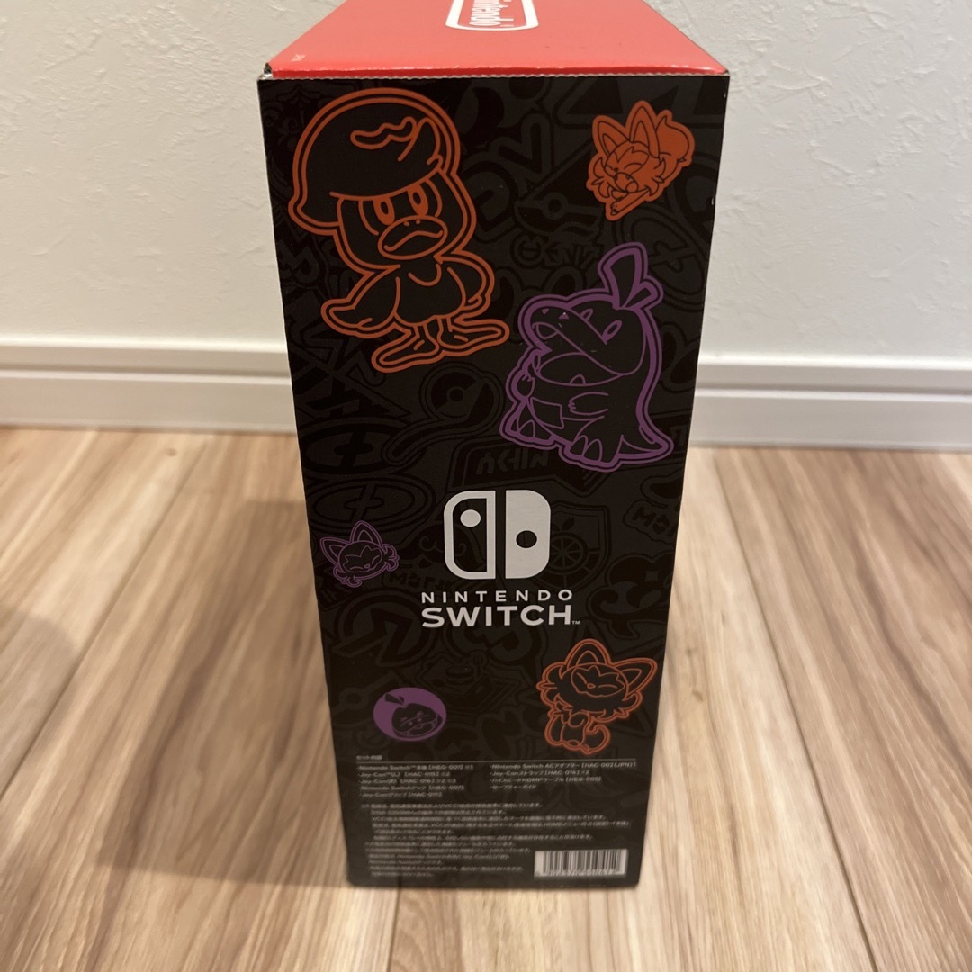 ゲームソフトゲーム機本体Nintendo Switch 有機ELモデル スカーレット・バイオレットエディ