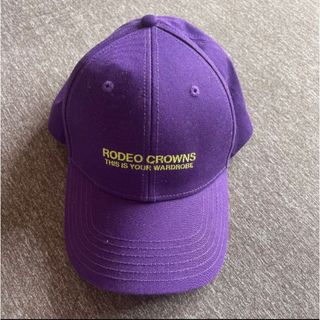 ロデオクラウンズ(RODEO CROWNS)の新品・RODEO CROWNSキャップ♡パープル♡(キャップ)