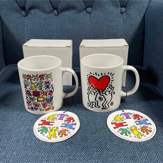 KEITH HARING - 希少 Keith Haring キースヘリング マグカップ 2個 ...