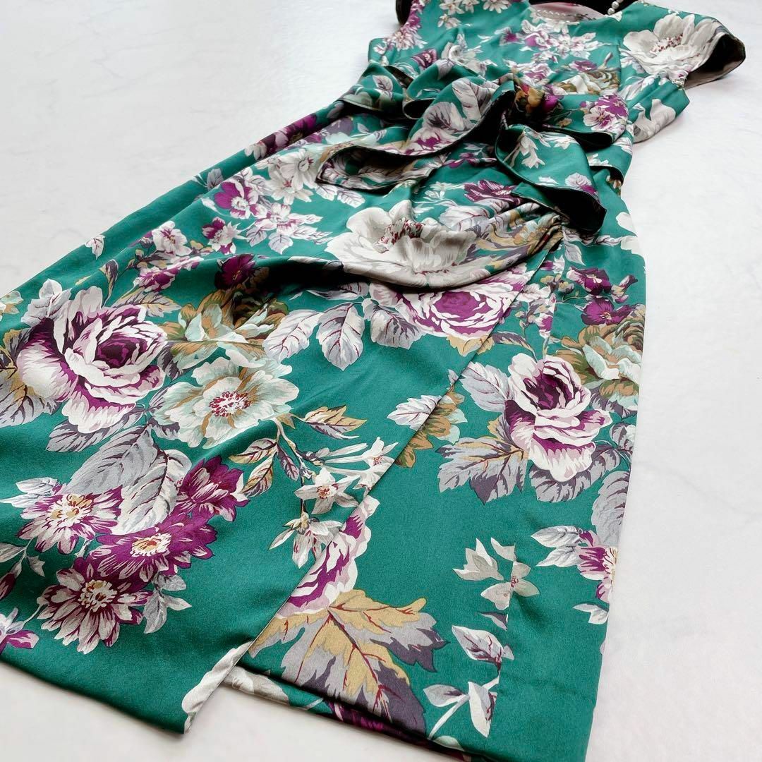 ETRO】高級シルク*フラワープリント ワンピース ドレス 花柄 42-