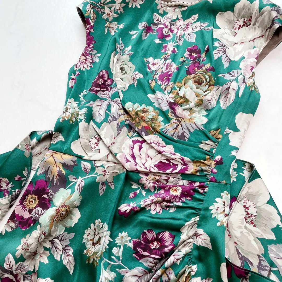 ETRO】高級シルク*フラワープリント ワンピース ドレス 花柄 42-