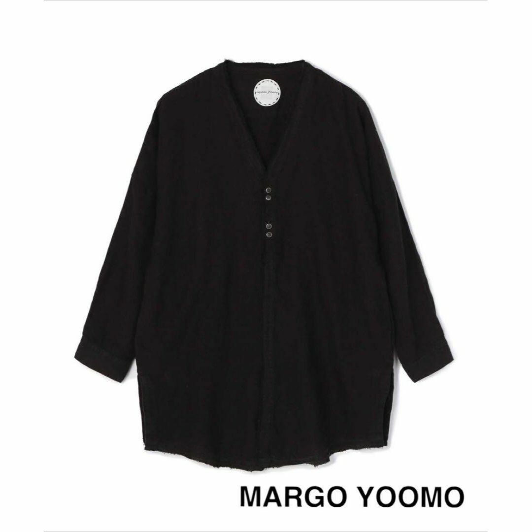 MARGO YOOMO ノーカラーリネンシャツジャケット