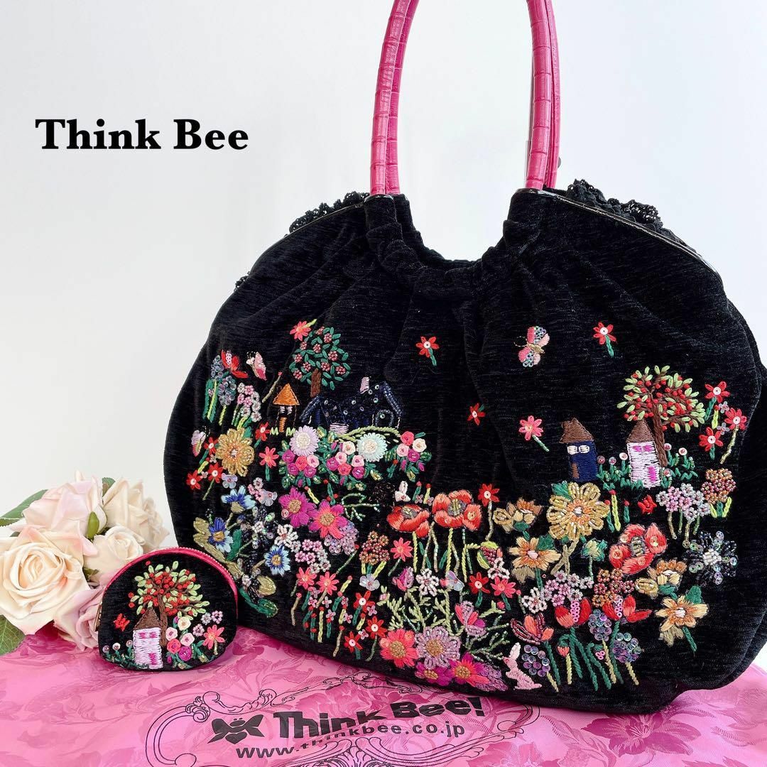 【Think Bee!】完売品＊エッフェルブルゴーニュ　ラージ　ショルダーバッグ