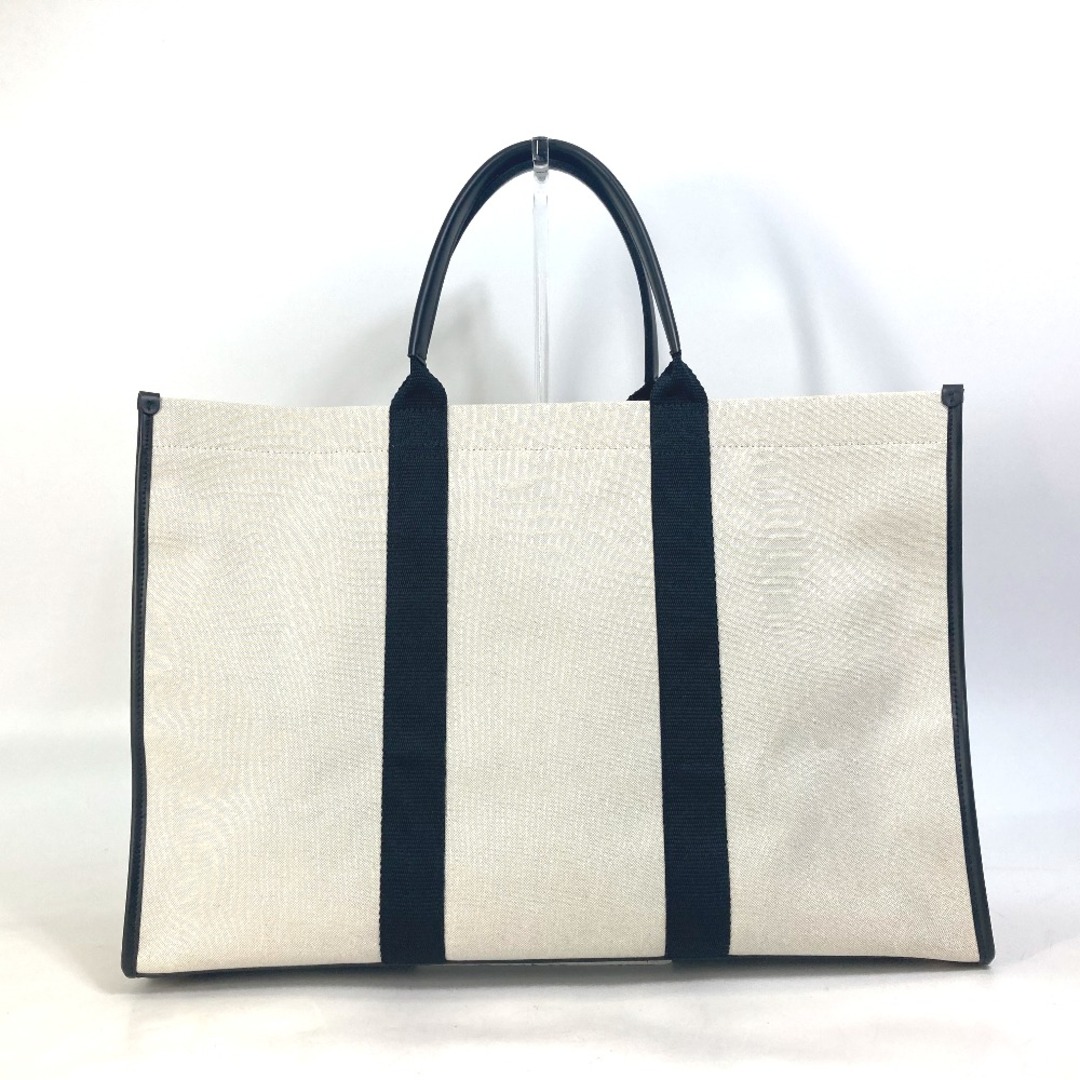 バレンシアガ BALENCIAGA ハードウェア ラージ 671403 ショルダーバッグ 肩掛け 2WAYバッグ カバン トートバッグ キャンバス/レザー グレー 美品