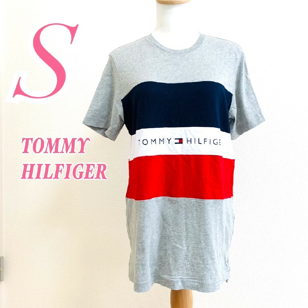 TOMMY HILFIGER(トミーヒルフィガー)のTOMMY HILFIGER トミーヒルフィガー　半袖Tシャツ　カラフル　ロゴ レディースのトップス(Tシャツ(半袖/袖なし))の商品写真