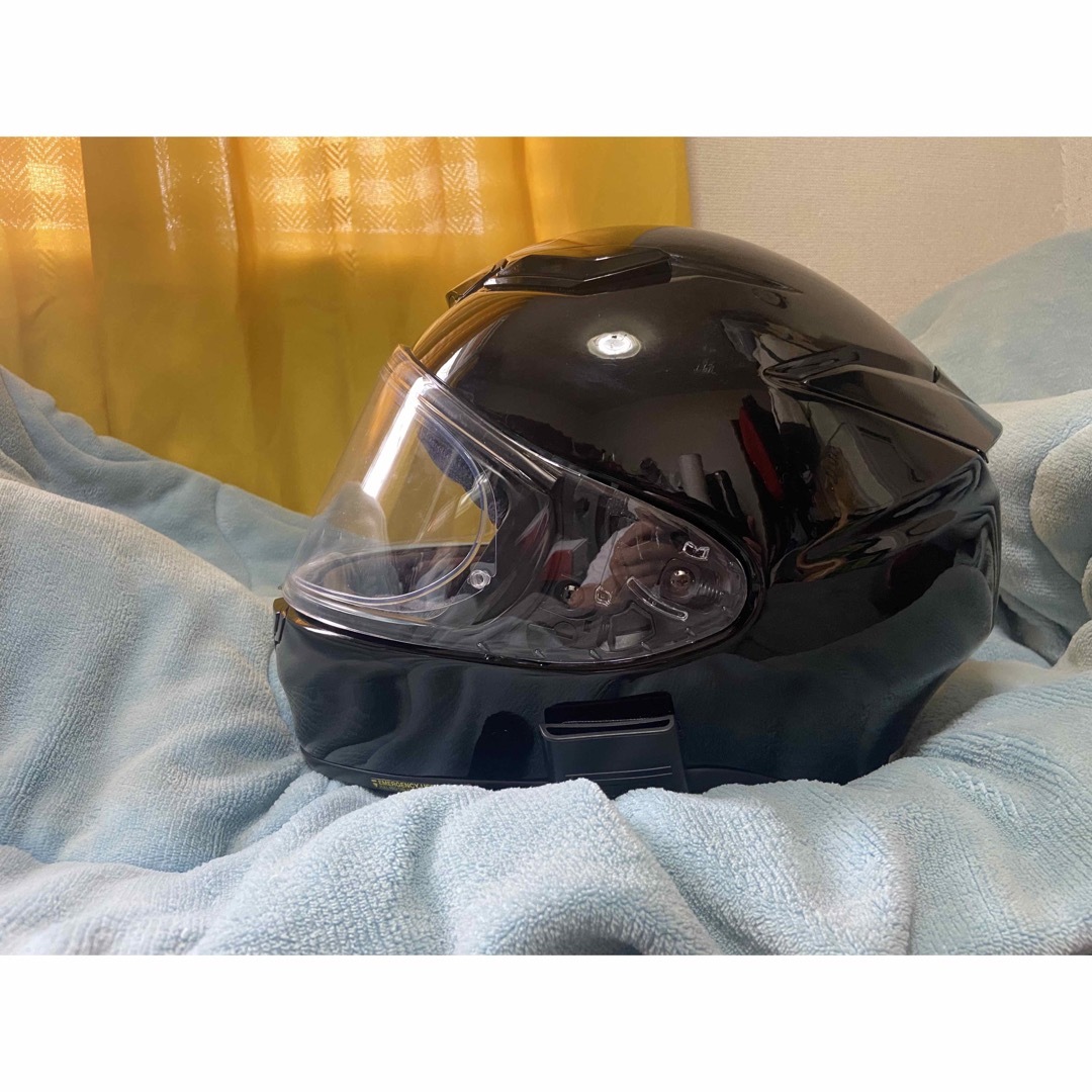 SHOEI(ショウエイ)のshoei z-8 ブラック　ミラーシールド付き 自動車/バイクのバイク(ヘルメット/シールド)の商品写真