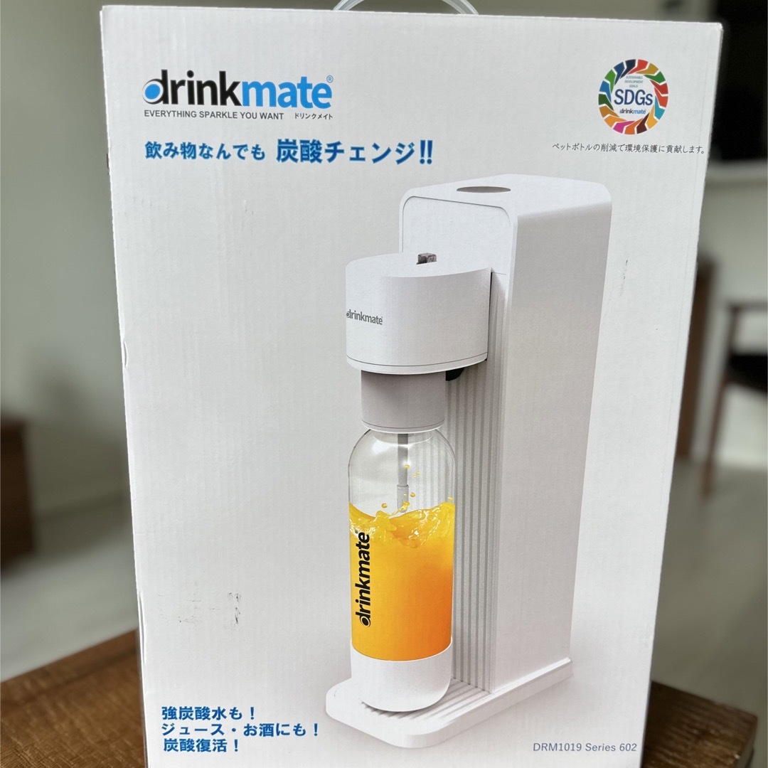 炭酸  drinkmate DRM1019 WHITE