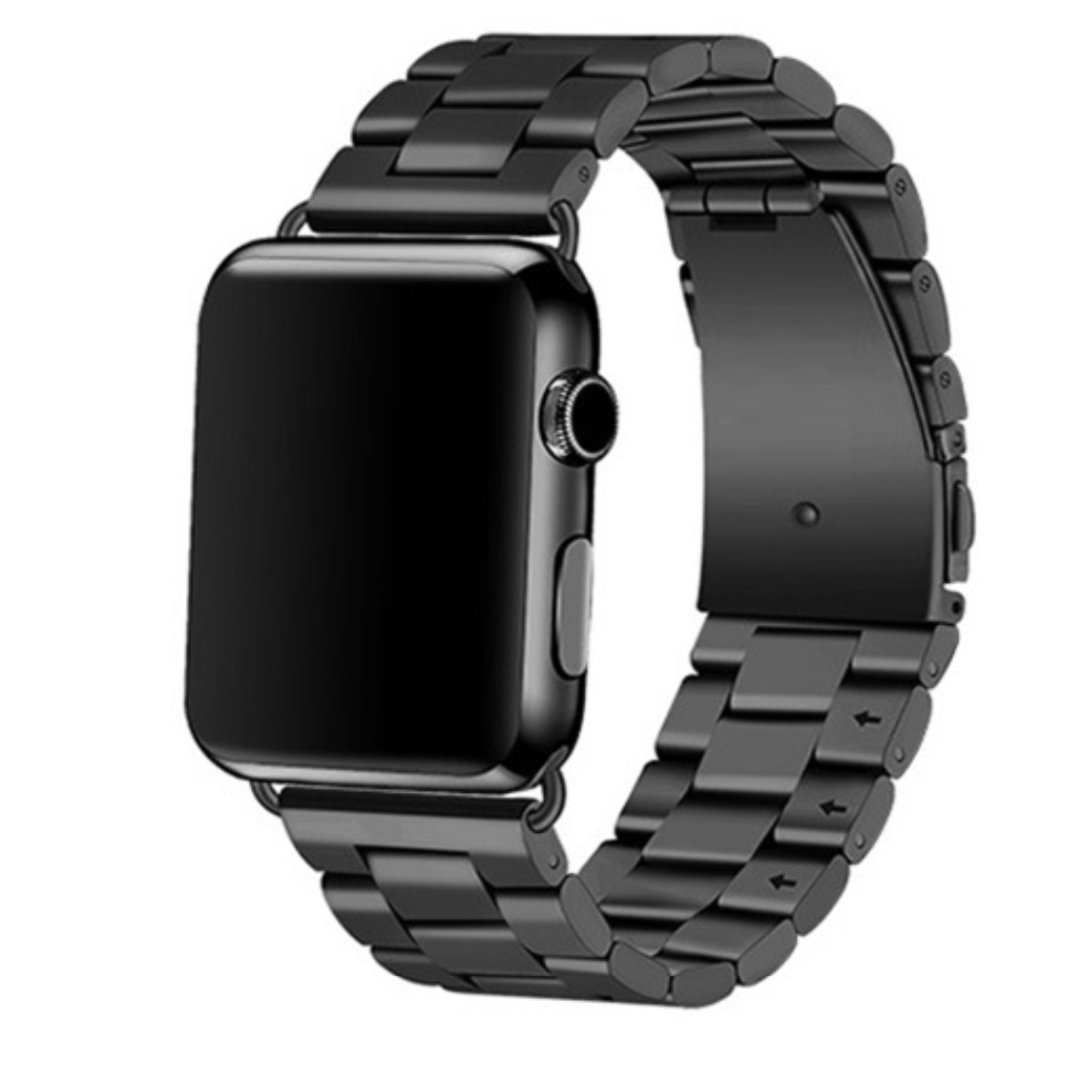 Apple Watch ( アップルウォッチ ) メタリック バンド ブラック スマホ/家電/カメラのスマホアクセサリー(その他)の商品写真