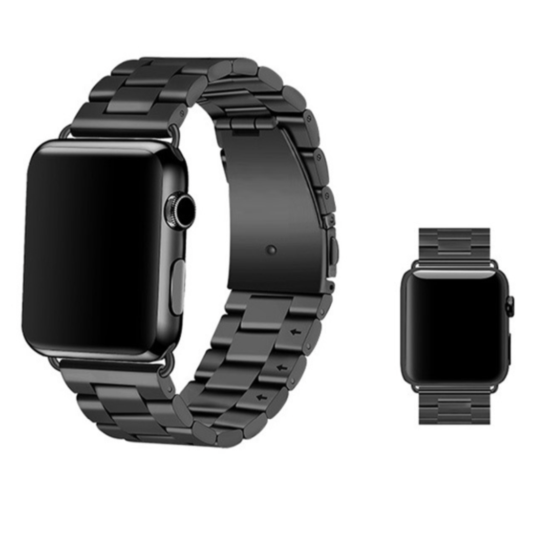 Apple Watch ( アップルウォッチ ) メタリック バンド ブラック スマホ/家電/カメラのスマホアクセサリー(その他)の商品写真