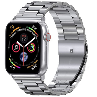 Apple Watch ( アップルウォッチ ) メタリック バンド シルバー(その他)