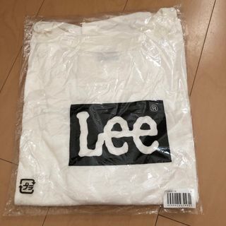 ハコ(haco!)のハコ　別注　Lee ゆるシルエット　ロゴTシャツ　ホワイト　Mサイズ(Tシャツ(半袖/袖なし))