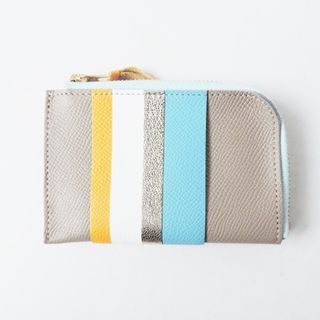 リオワ 財布美品  - グレー×白×マルチ(財布)