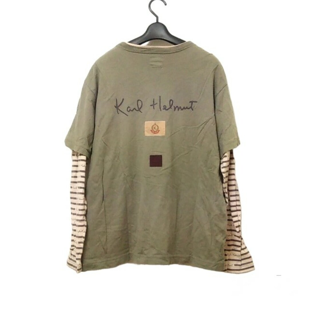 Karl Helmut(カールヘルム)のカールヘルム 長袖Tシャツ サイズL メンズ メンズのトップス(Tシャツ/カットソー(七分/長袖))の商品写真