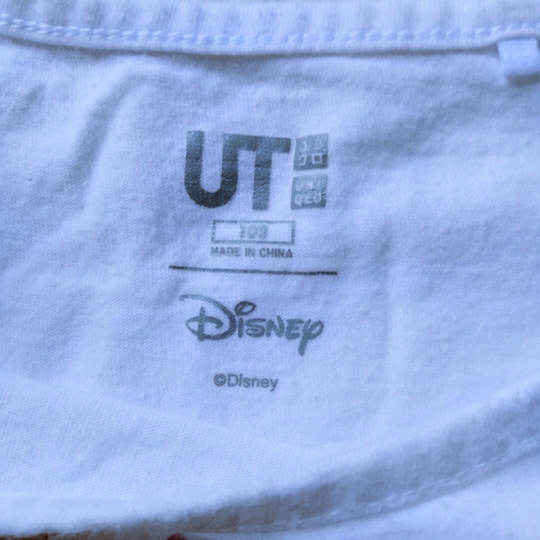 UNIQLO(ユニクロ)の女の子Tシャツ100cm 2枚セット キッズ/ベビー/マタニティのキッズ服女の子用(90cm~)(Tシャツ/カットソー)の商品写真