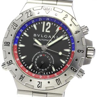 ブルガリ BVLGARI GMT40S ディアゴノ GMT 自動巻き メンズ 箱・保証書付き_775520