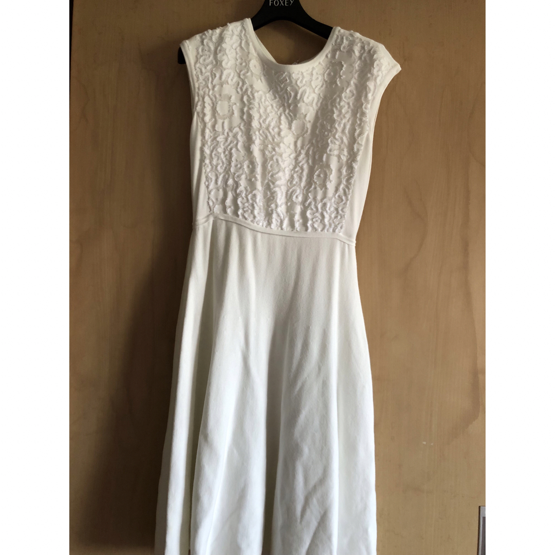 ♡フォクシージャスミンホワイトワンピース♡38サイズ ♡フォクシージャスミンホワイトワンピース♡38サイズ