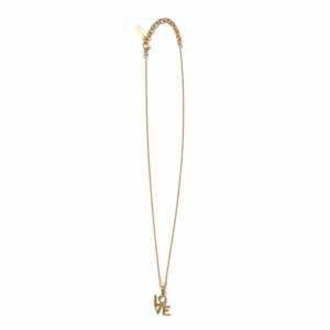 【新品未使用】 SAINT LAURENT サンローラン ネックレス ゴールド NECKLACE LOVE CHARM 669087Y1500