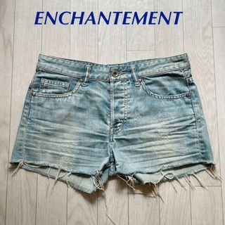 ルシェルブルー(LE CIEL BLEU)のENCHANTEMENT デニムショートパンツ W78センチ ルシェルブルー(ショートパンツ)