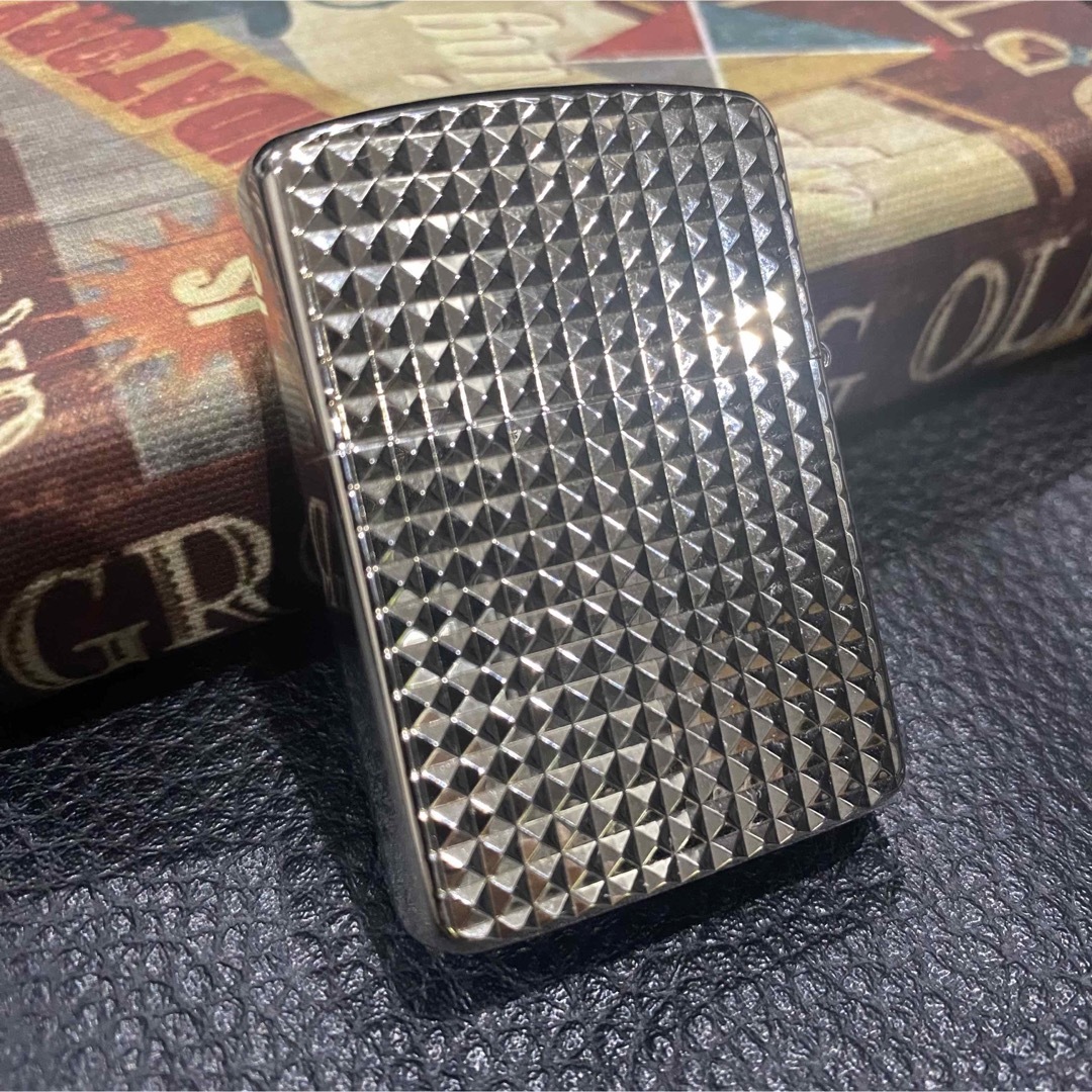 ZIPPO - 【ZIPPO】Peace ダイヤカットアーマー チタンプレート 限定品