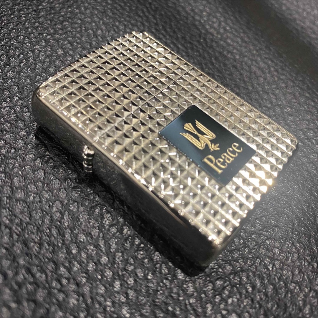 ZIPPO - 【ZIPPO】Peace ダイヤカットアーマー チタンプレート 限定品