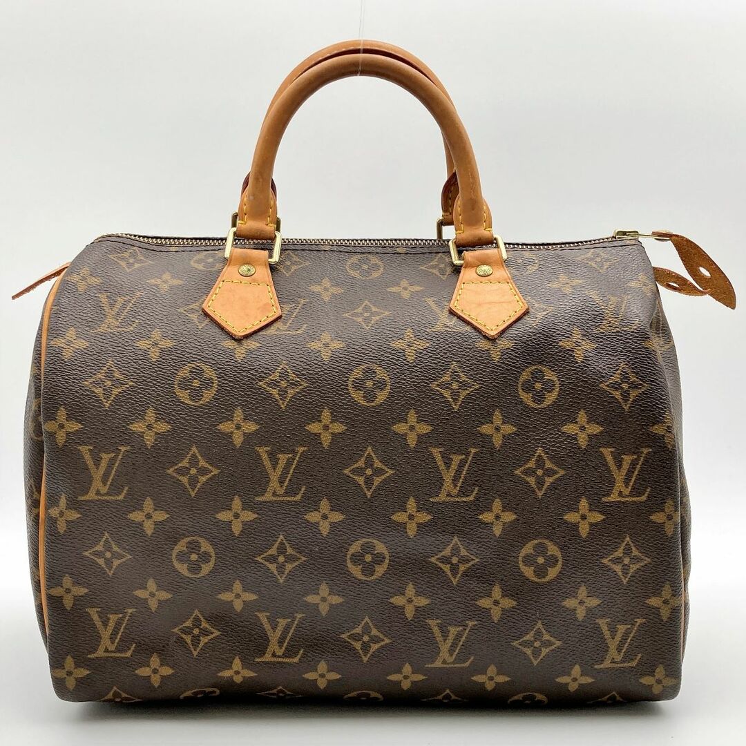 セール 中美品 LOUIS VUITTON ルイ・ヴィトン スピーディ30 モノグラム ボストンバッグ ミニボストン ブラウン PVC レディース メンズ ファッション M41108 USED