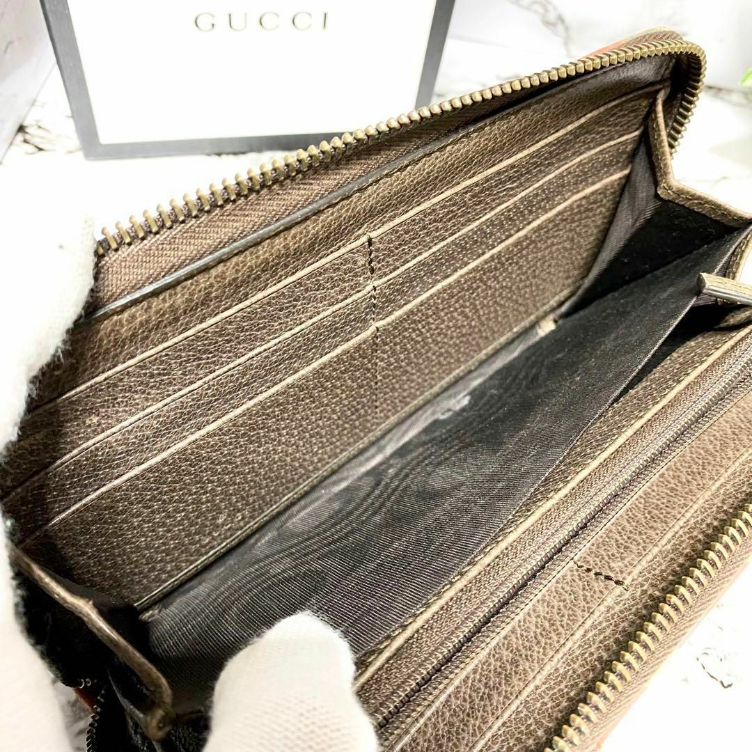 GUCCI クーリエ PVC タイガー UFO 長財布 5111-