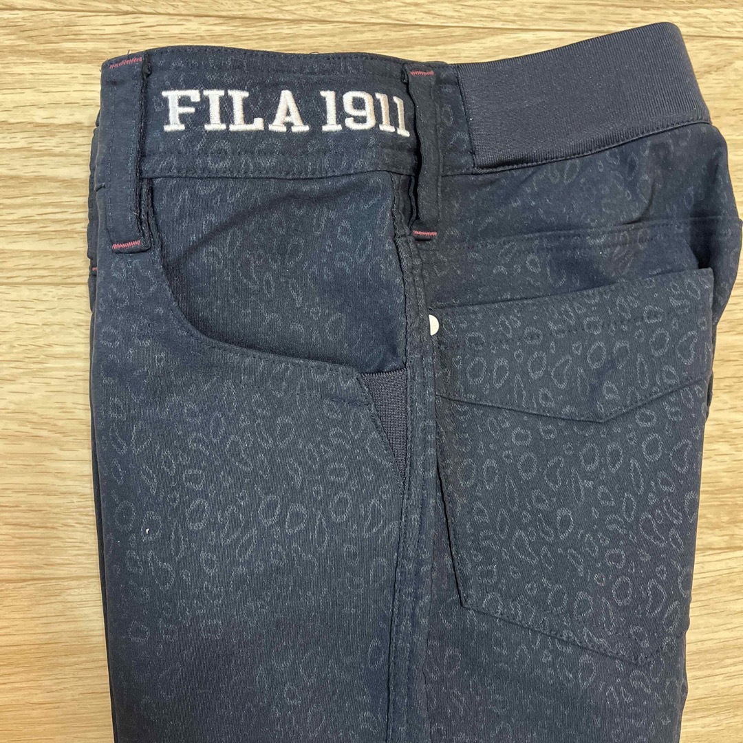 FILA(フィラ)の未使用フィラ☆FILA 裏起毛ゴルフウェア　豹柄　Mサイズ スポーツ/アウトドアのゴルフ(ウエア)の商品写真