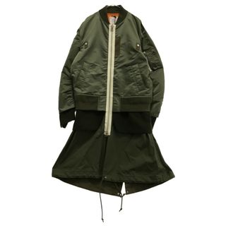 19AW Sacai MA-1 ニット切返しジャケット