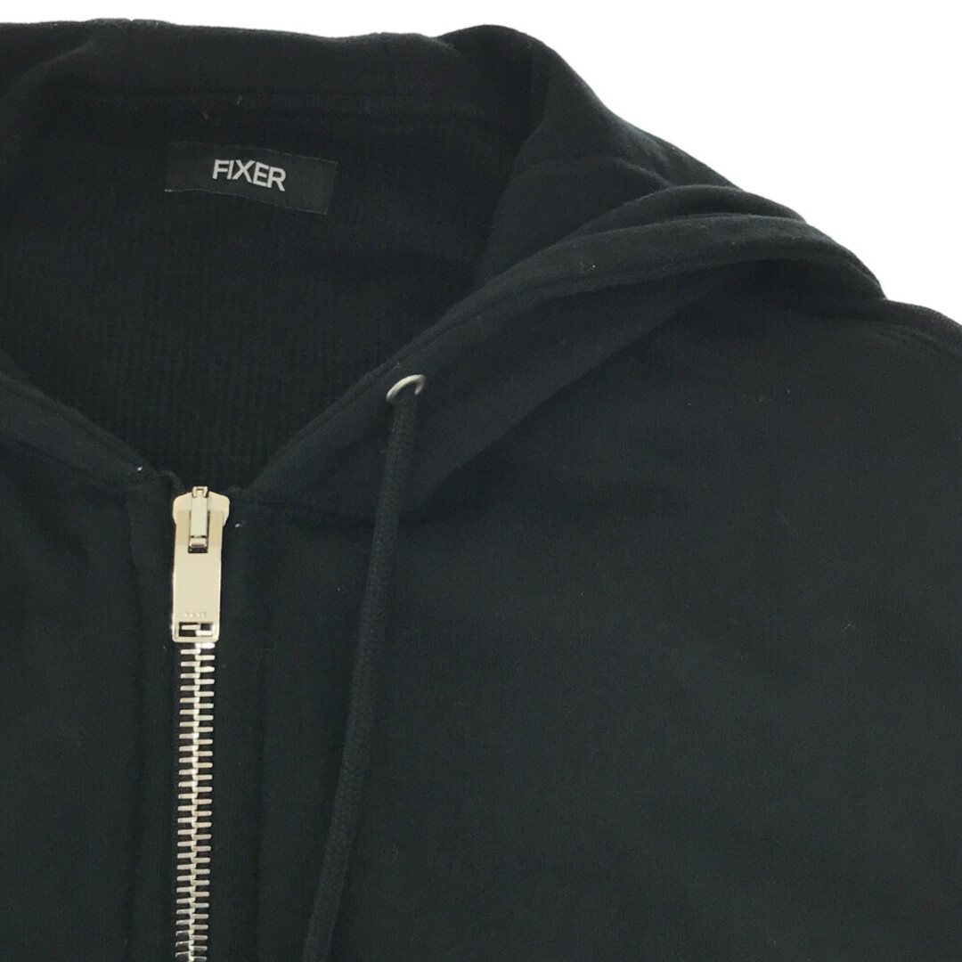 FIXER フィクサー Zip up hoodie FPK01 フードロゴ バックプリント