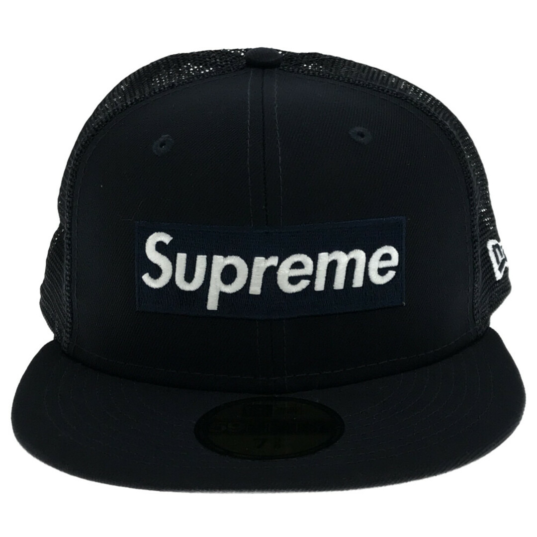 SUPREME シュプリーム 22SS Box Logo Mesh Back New Era ボックスロゴ ニューエラ メッシュキャップ ブラック キャップメンズ