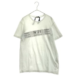 【希少】N°21 ヌメロヴェントゥーノ ワンポイントロゴ プリント Tシャツ