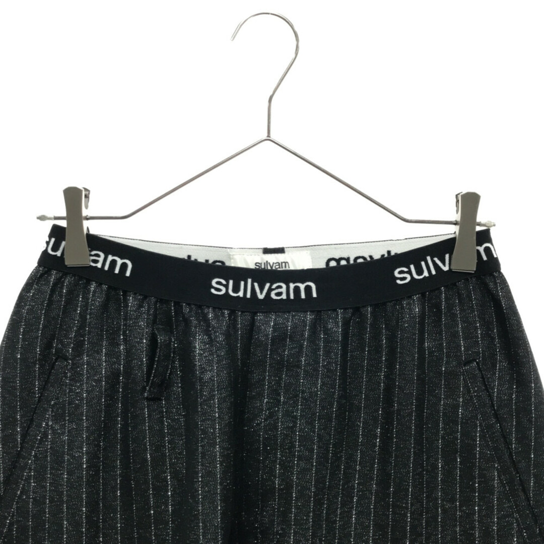 sulvam サルバム Bias wide pants ワイドパンツ グレー S0-P06-110の
