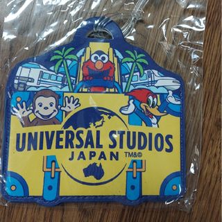 ユニバーサルスタジオジャパン(USJ)のラゲッジタグ　パスケース　USJ　エルモ　おさるのジョージ(キャラクターグッズ)