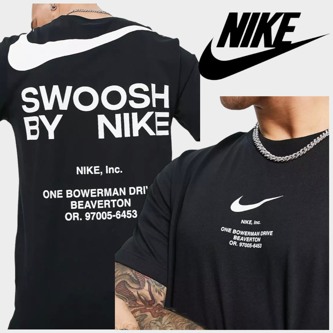 海外限定 Nike Swoosh Tee Tシャツ Black XXL
