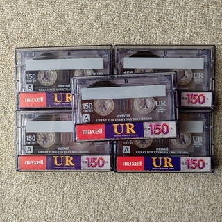 マクセル(maxell)のmaxell カセットテープ 150分 UR-150L 5巻セット(その他)
