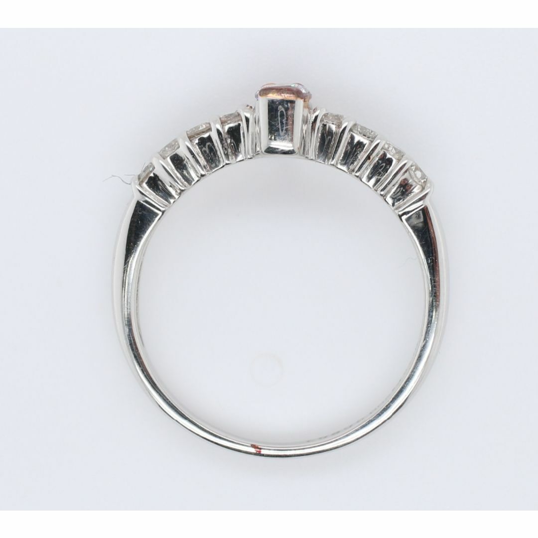 ダイアモンドの指輪/RING/L.PINK 0.142 / 0.128 ct. レディースのアクセサリー(リング(指輪))の商品写真