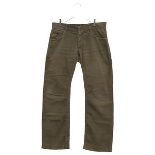 ホワイトブラウン ドルチェ\u0026ガッバーナ ロゴ入りストレッチパンツ