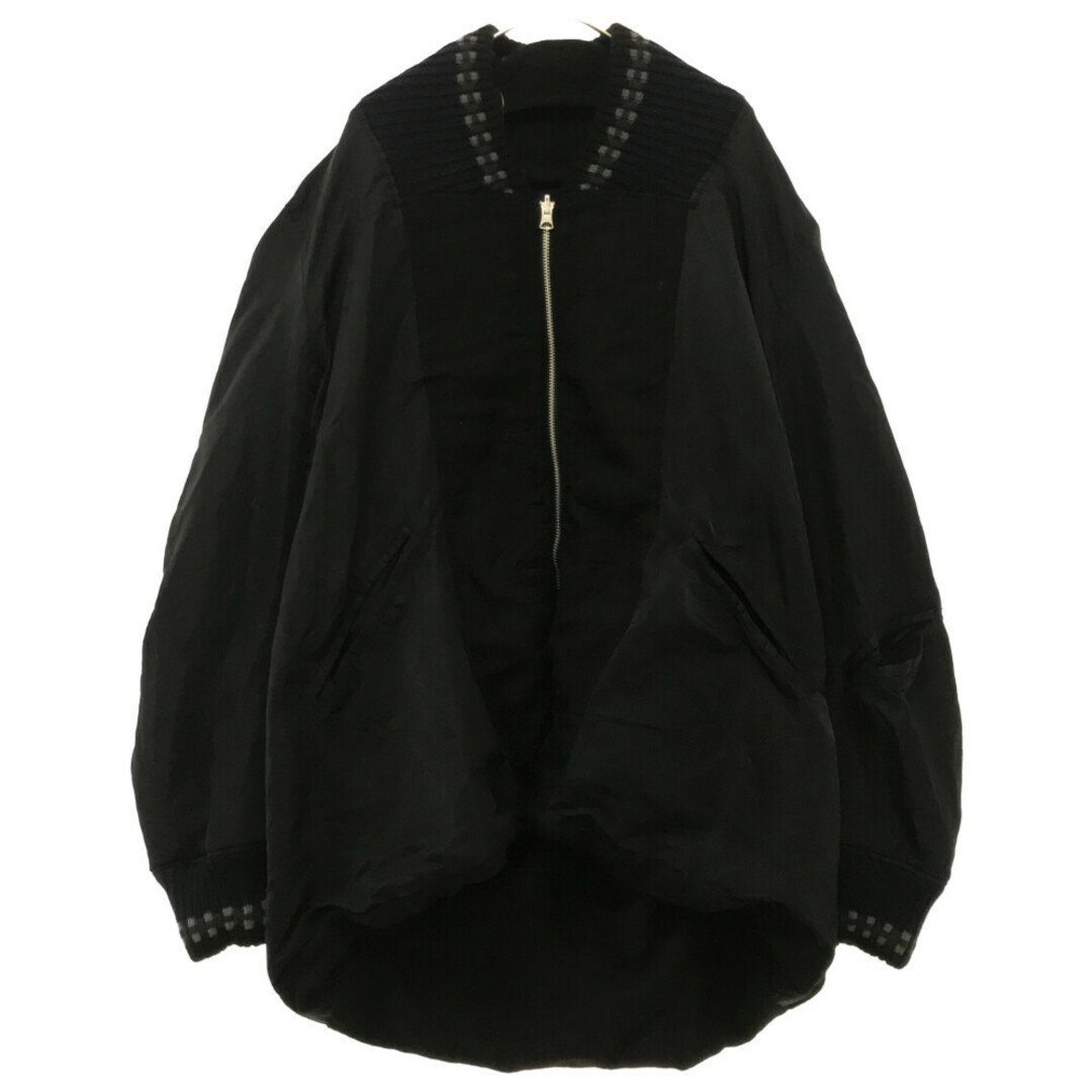 Sacai サカイ 20AW Solid Shrivel Jacket リバーシブルニット切替 ...