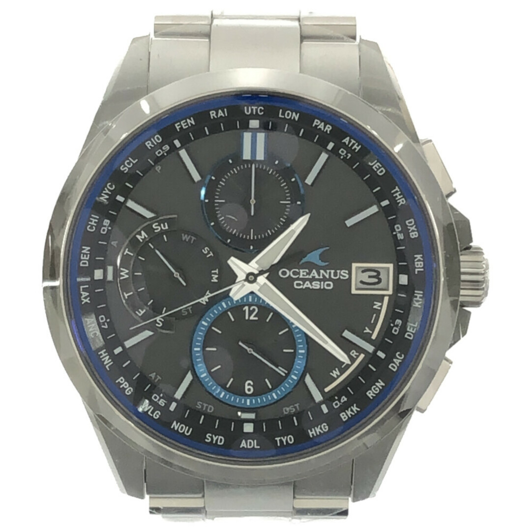 CASIO カシオ Oceanus オアシネス ソーラー電波腕時計 シルバー/ブラック OCT-T2600-1AJF