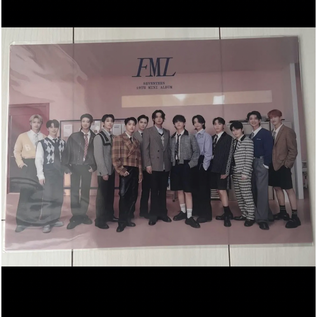 SEVENTEEN(セブンティーン)のSEVENTEEN セブチ クリアポスター FML Weverse特典 エンタメ/ホビーのCD(K-POP/アジア)の商品写真