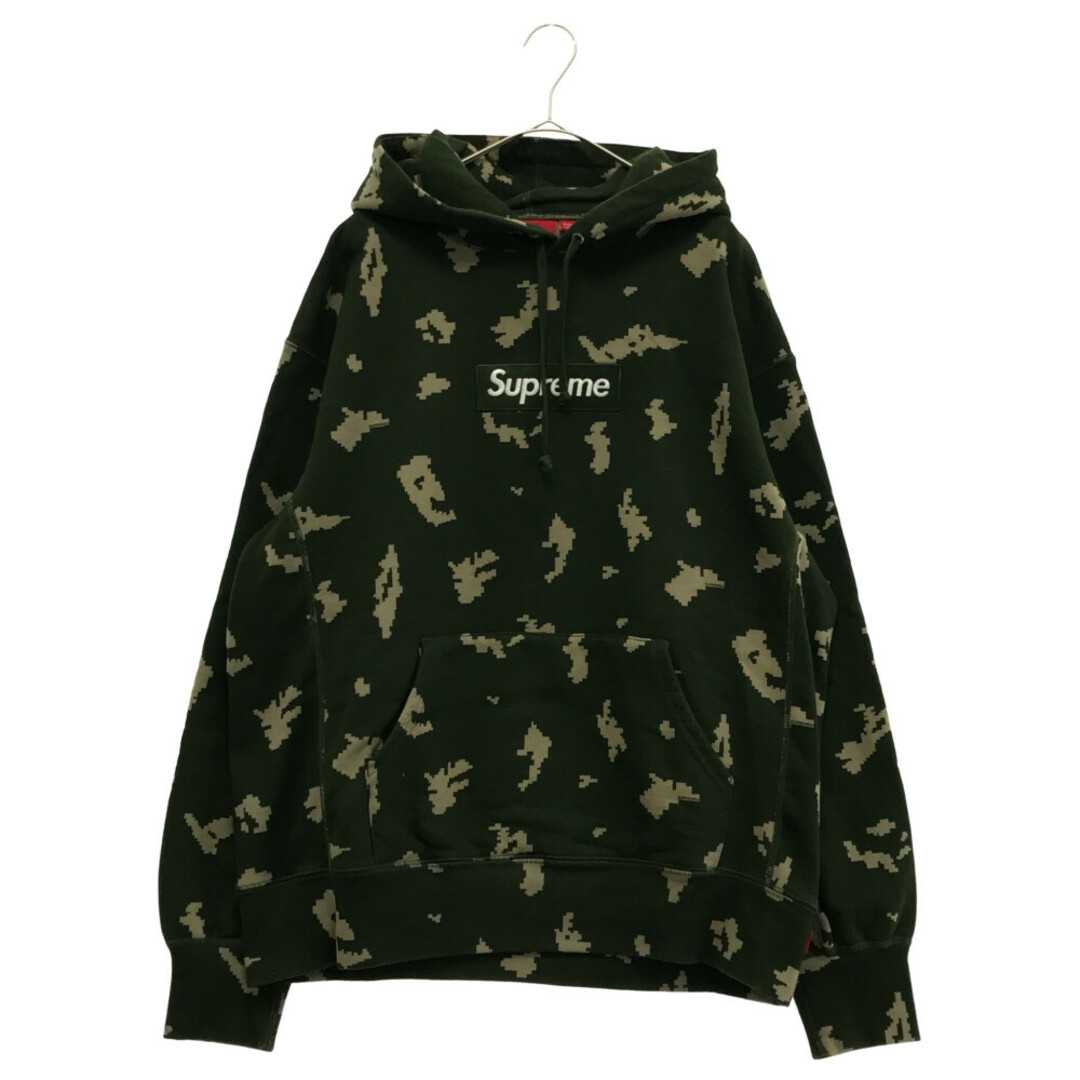 SUPREME シュプリーム 21AW Box Logo Hooded Sweatshirt Olive Russian Camo ボックスロゴフーデッドシャツ プルオーバーパーカー フーディ オリーブ