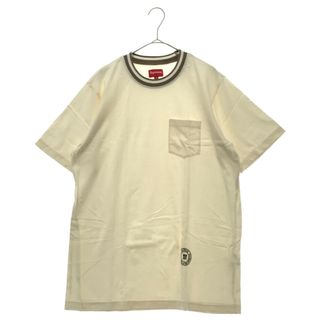 シュプリーム(Supreme)のSUPREME シュプリーム 16SS Rib Pocket Tee リブポケットTシャツ 半袖 カットソー ベージュ(Tシャツ/カットソー(半袖/袖なし))