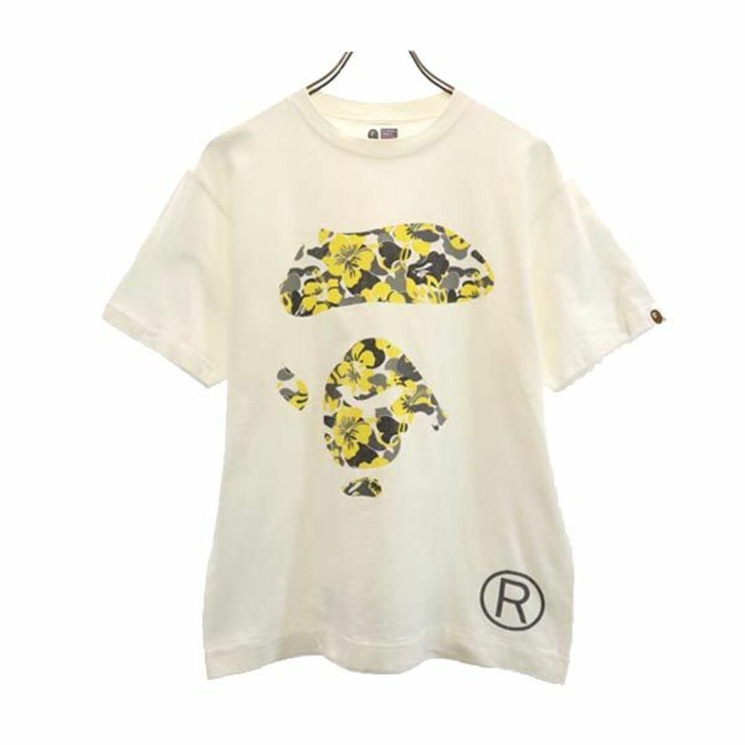 A BATHING APE - アベイシングエイプ 日本製 プリント 半袖 Tシャツ M