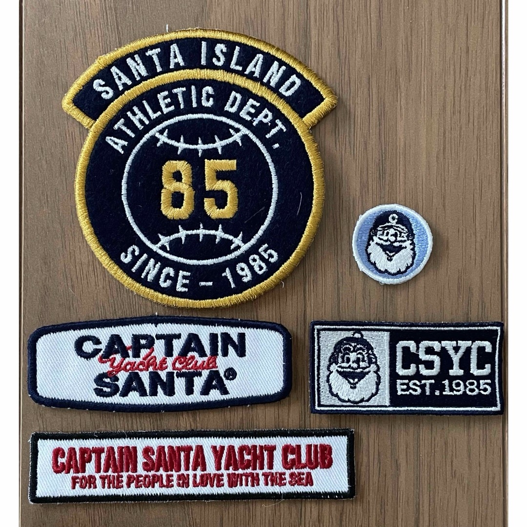 CAPTAIN SANTA(キャプテンサンタ)のキャプテンサンタ　ワッペン  5種セット ハンドメイドの素材/材料(各種パーツ)の商品写真