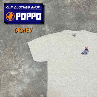 ディズニー(Disney)のディズニー☆くまのプーさんバタフライリボンイーヨーワンポイントキャラ刺繍Tシャツ(Tシャツ/カットソー(半袖/袖なし))