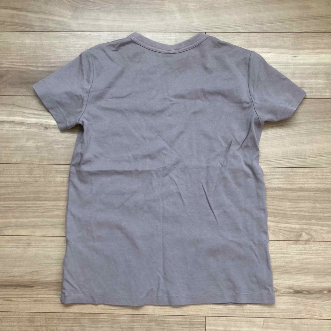 【美品】UNIQLO U Tシャツ　Mサイズ　ブラウン レディースのトップス(Tシャツ(半袖/袖なし))の商品写真