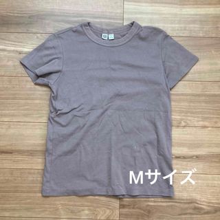 【美品】UNIQLO U Tシャツ　Mサイズ　ブラウン(Tシャツ(半袖/袖なし))